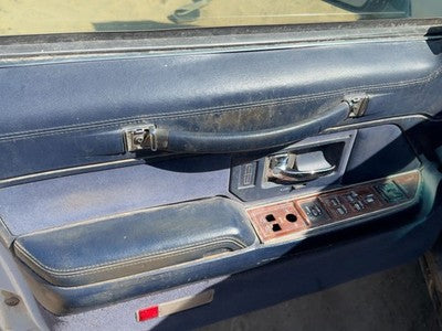 94 Lincoln Town Car Driver Left Front Door Trim Panel With Master Switch Blue Dp