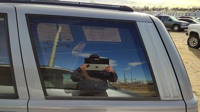1993-1998 Jeep Grand Cherokee Driver Left Rear Quarter Glass Back Side Window