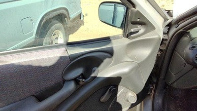 00-02 Sunfire Driver Left Inside Door Trim Panel 2 Door Coupe Graphite 12G