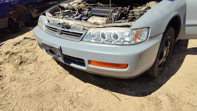 1996-1997 Honda Accord Front Bumper Cover Assembly Oem 2.2L Gray 4787545