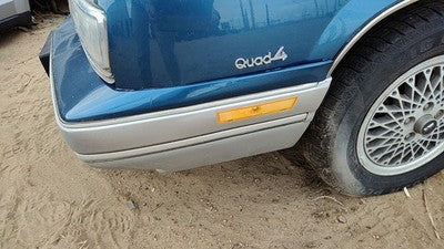 1989-1991 Olds Cutlass Calais Front Bumper Cover Assembly Oem Blue '89
