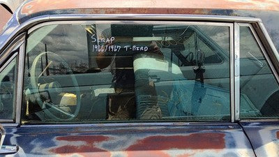 1964-1966 Ford Thunderbird Coupe Driver Left Front Side Window Door Glass Oem