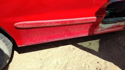 1995-05 Chevy Cavalier Passenger Right Rear Moulding From Door Back Trim Red 74U