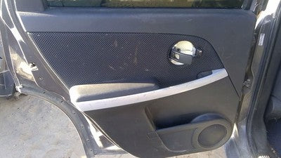 06-08 Torrent Driver Left Rear Inside Door Trim Panel Only Back Black 19C