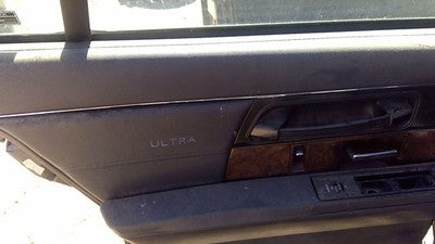 1993 Buick Park Ave Driver Left Rear Inside Door Trim Panel Only Oem Back Gray