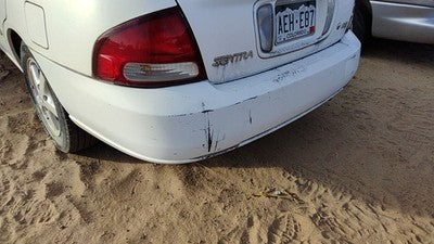 2000-2003 Nissan Sentra Rear Bumper Cover Assembly Oem Back White Qm1 H50225m025