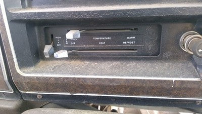 1979 Ford Van E250 Temperature Control Module In Dash Heater Ac Head Unit Oem