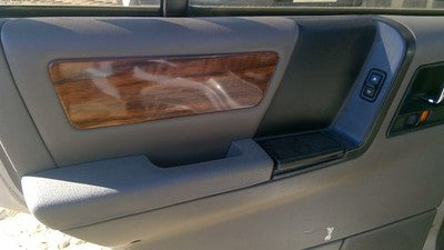 1994 Jeep Grand Cherokee Driver Left Rear Inside Door Trim Panel Only Back Brown