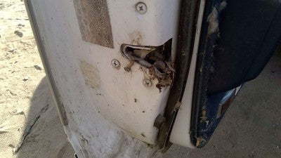 1986 Chevy Caprice Driver Left Front Door Latch With Rods/Cables Oem