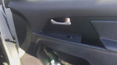 14-16 Kia Sportage Passenger Right Front Inside Door Trim Panel Only Black Wk
