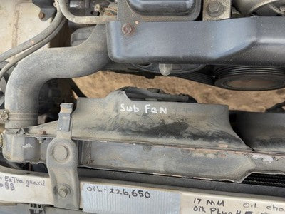 1990-1991 Subaru Legacy Passenger Electric Cooling Fan Assembly Oem With Motors