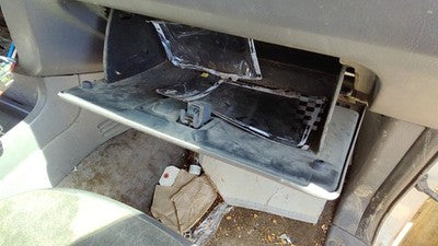 2001-2002 Ford Explorer Glove Box Assembly Complete Door With Latch Oem Gray Rt