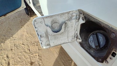 1985-2005 Gmc Safari Fuel Tank Door With Hinge Gas Lid Oem Filler White 15742926