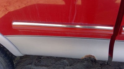 1998 Ford F150 Passenger Right Rear Moulding On Quarter Panel Oem Red