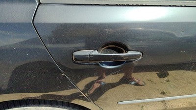 2004-2009 Mazda 3 Passenger Right Rear Outside Door Handle Oem Back Black 16W