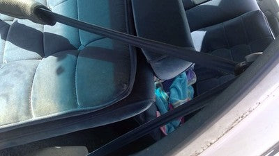 1986 Chevy Caprice Driver Left Front Seat Belt Retractor Oem Shoulder Blue