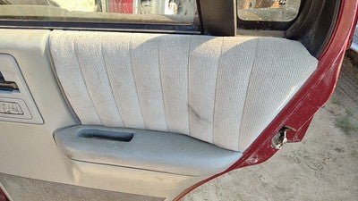 1993 S10 Blazer Passenger Right Rear Inside Door Trim Panel With Switches Back