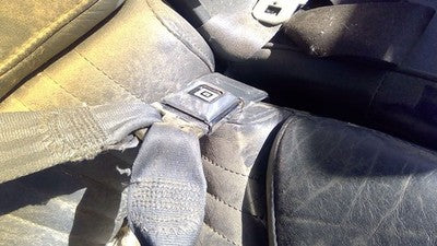1993 Buick Park Ave Passenger Right Front Seat Belt Buckle Receiver Oem Gray
