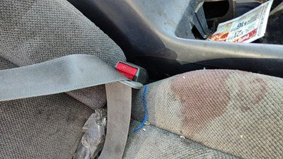 1995 Honda Accord Passenger Right Front Seat Belt Buckle Receiver Oem Gray