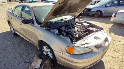 99-05 Pontiac Grand Am Driver Left Rear Power Window Regulator With Motor Back