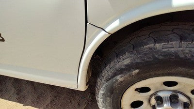 2012 Chevy Express Van Passenger Right Moulding From Fender Trim Strip White 50U