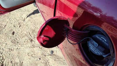 01-07 Town & Country Fuel Tank Door With Hinge Gas Lid Filler Inferno Red Prh