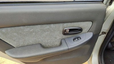 01-03 Hyundai Elantra Driver Left Rear Inside Door Trim Panel Only Oem Back Gray