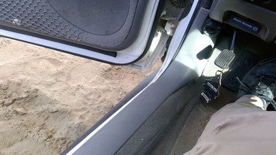 1998 Ford Taurus Driver Left Lower Kick Trim Panel Oem Gray