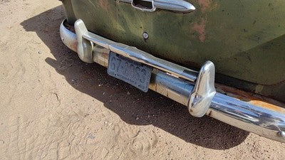 1953 Chevy Bel Air 150 Sedan Rear Bumper Assembly With Brackets Oem Chrome