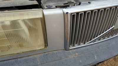 1991 Volvo 740 Passenger Right Front Headlight Trim Surround Panel Door