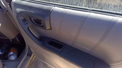 01-02 Subaru Forester Passenger Right Rear Inside Door Trim Panel Only Back Gray