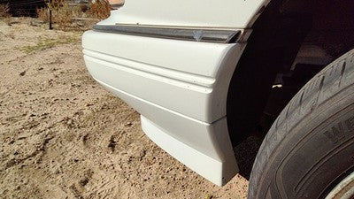 1992-1995 Pontiac Bonneville Front Bumper Cover Assembly Oem White 25556915
