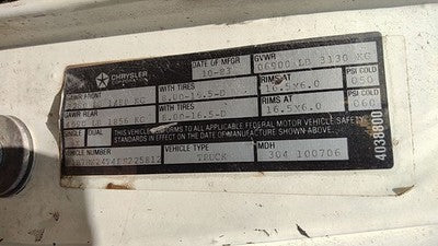 1984 Dodge Ram W250 Complete Wiring Harness Behind Dash Oem 5.2L