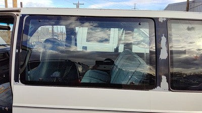 1985-2005 Gmc Safari Driver Left Forward Quarter Glass Back Side Window Oem