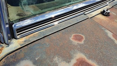 1964 Ford Thunderbird Coupe Chrome Trim Below Back Glass Oem Moulding