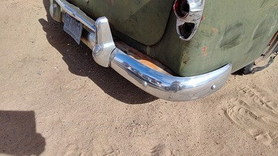 1953 Chevy Bel Air 150 Sedan Rear Bumper Assembly With Brackets Oem Chrome
