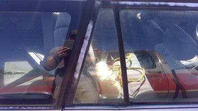 88-92 Station Wagon Passenger Right Rear Vent Window Back Door Glass W Frame 2Wd