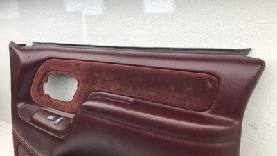 95 Chevy Silverado 1500 Passenger Right Front Inside Door Trim Panel Oem Red