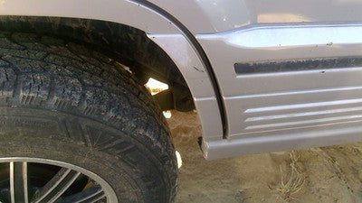1994 Jeep Grand Cherokee Passenger Right Rear Moulding On Quarter Panel Silver