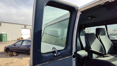 1995 Gmc Van 3500 Passenger Right Rear Door Trim Panel Back Blue