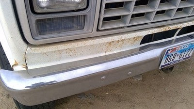1979-1991 Ford Van E250 Lower Trim Strip Below Grille Oem White D9uz8200a