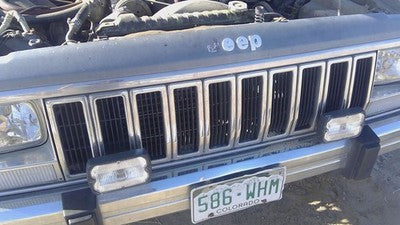 1984-1992 Jeep Cherokee Complete Header Panel With Grille 83506616 83506616