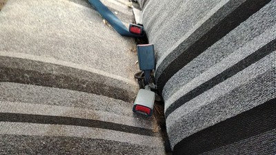 1991 Chevy Silverado 1500 Driver Left Front Seat Belt Buckle Receiver Oem Blue