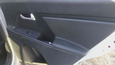 14-16 Sportage Passenger Right Rear Inside Door Trim Panel Only Back Black Wk