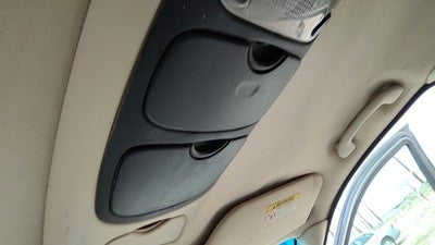 2000-03 Ford Windstar Center Overhead Console Oem Dome Light Map Lamp Cubby Tan
