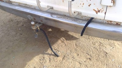 1975-1985 Ford Van E250 Chrome Rear Bumper Assembly With Brackets Oem E8uz17906a