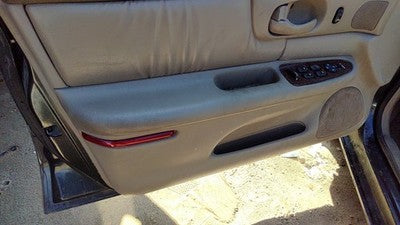 01-04 Buick Regal Driver Left Front Door Trim Panel With Master Switch Tan 525