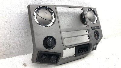 14-16 F250 Trim Bezel Around Radio Surround Dash Panel Gray 3S 6.7L Powerstroke