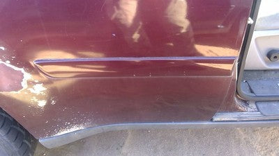 06-09 Blazer Passenger Right Rear Moulding From Door Back Trim Strip Red 49U