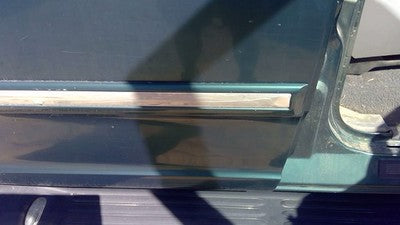 97-02 Expedition Passenger Right Rear Moulding From Door Back Trim Green Su